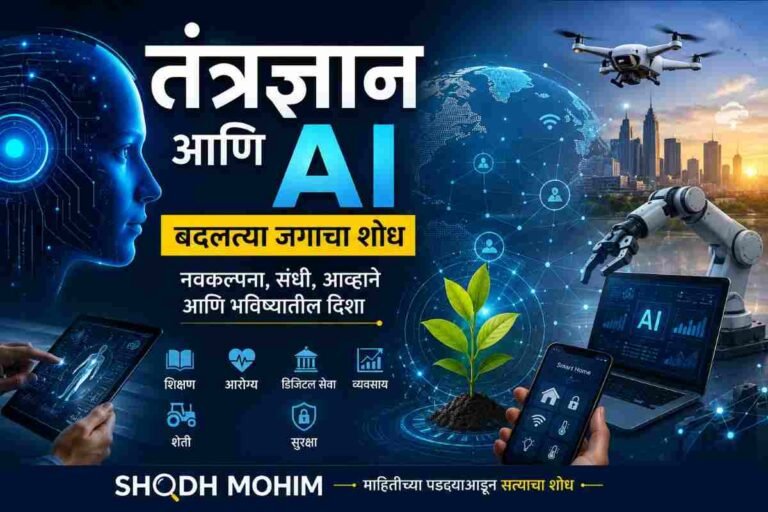 Technology and AI changing the world – Shodh Mohim Caption